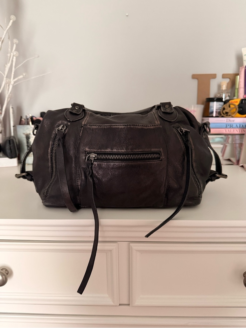 Free People Black Baby Emerson Tote